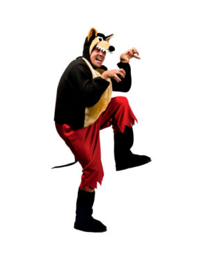 Großer Böser Wolf Overall Kostüm XL