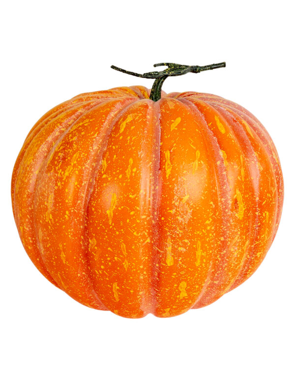 Großer Herbstkürbis mit Strunk 32x26cm