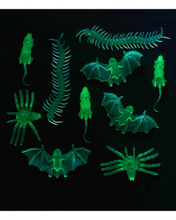 Grusel Insekten Glow in the Dark 10 St.