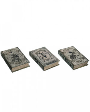 Halloween Dekobuch mit Geheimfach