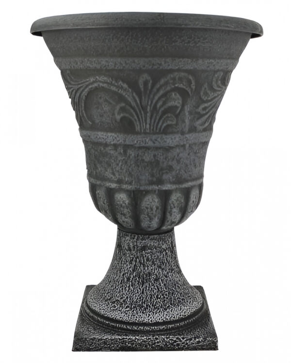 Halloween Friedhof Pflanzenkübel im Steindesign 54cm