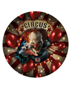 Halloween Horrorclown Circus Pappteller 6 St.