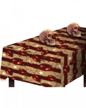 Halloween Horrorclown Circus Tischdecke