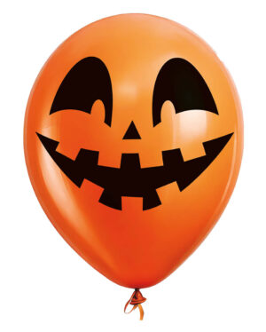 Halloween Kürbis Ballons Orange 10 St.