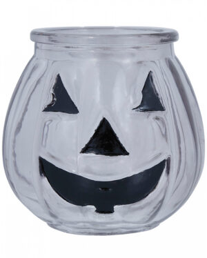 Halloween Kürbis Kerzenglas