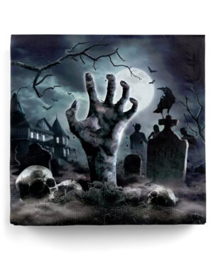 Halloween Zombie Friedhof Servietten 12 St.