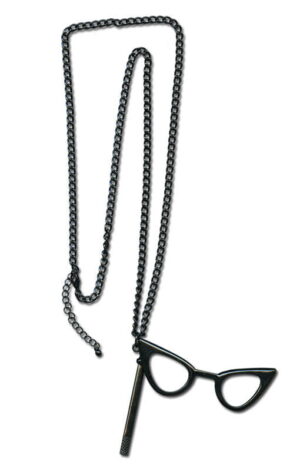 Halskette mit Cat Eye Brille
