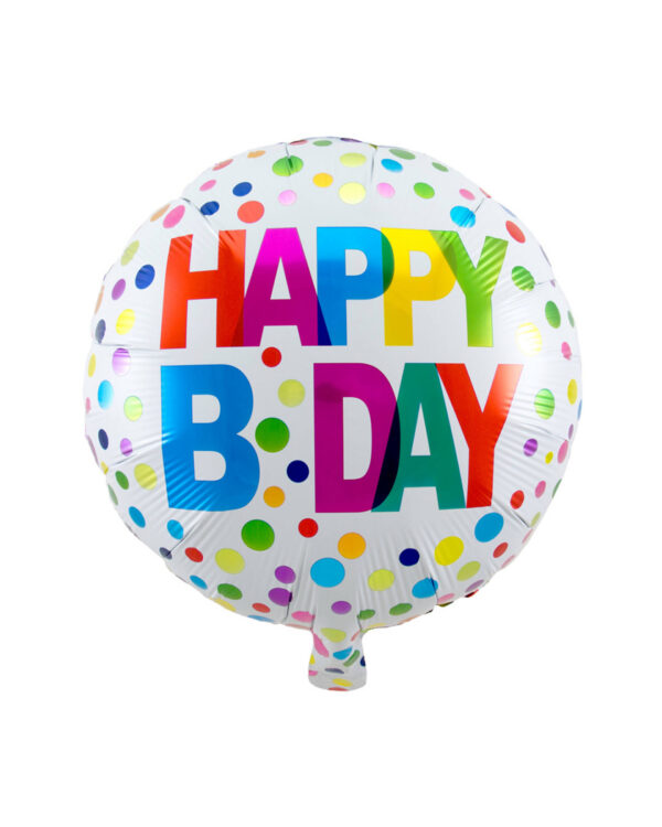 Happy B-Day Folienballon 45 cm