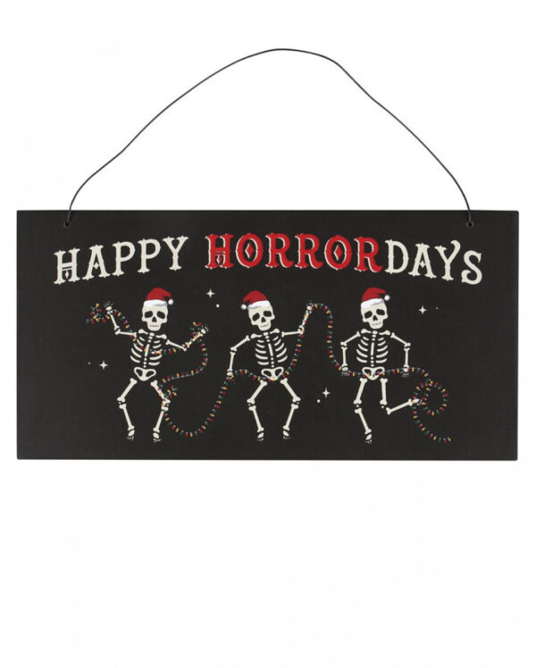 Happy Horrordays Hängeschild