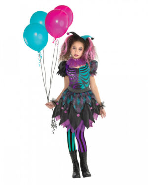 Haunted Harlequin Mädchenkostüm M 6-8 Jahre