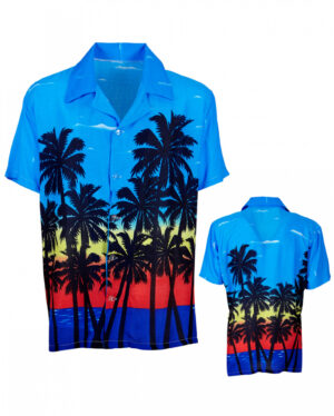 Hawaiihemd mit Palmen M/L