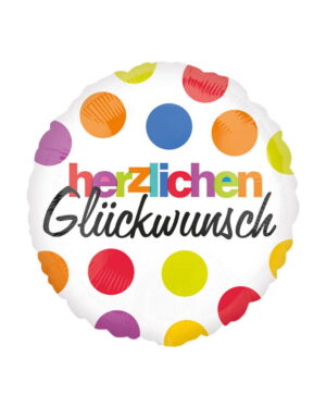 Herzlichen Glückwunsch Folienballon