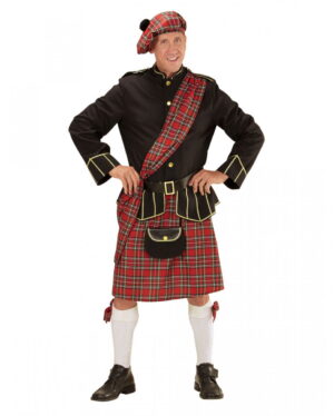 Highlander Schottenkostüm mit Tasche XXL