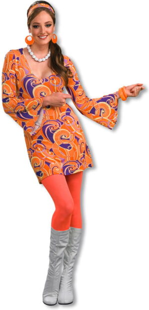 Hippie Minikleid Tangerine M / 38