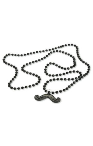 Hipster Mardi Gras Kette mit Schnurrbart