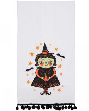 Johanna Parker Vintage Hexe Geschirrtuch