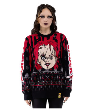 KILLSTAR Chucky Wanna Play Strick Sweater XL
