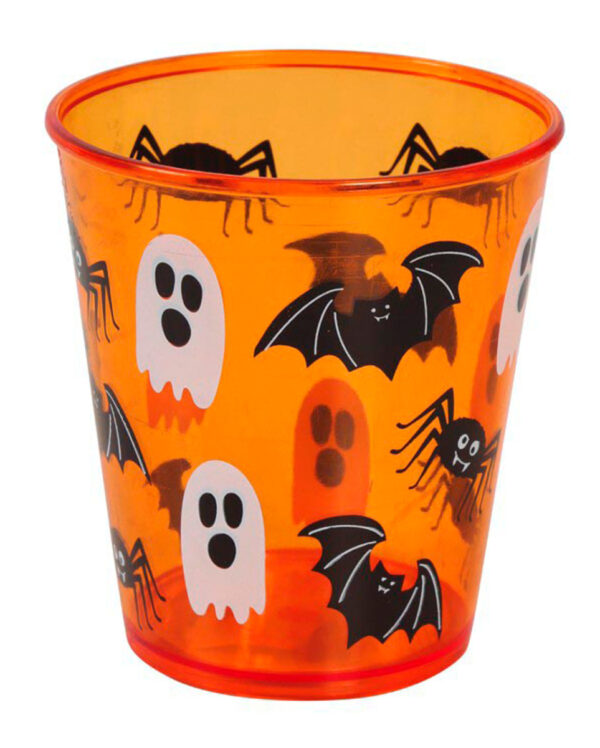 Kinderfreundliche Partybecher mit Halloween Motiv