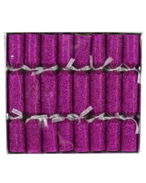 Knallbonbons Glittereffekt Pink 8 St.