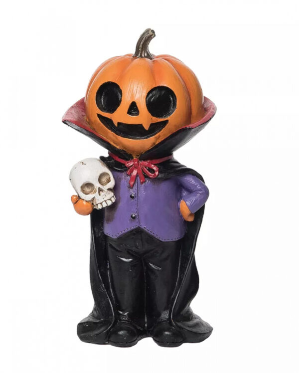 Kürbis Vampir Dekofigur 21 cm