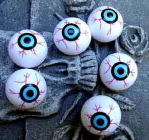 Kunststoff Augäpfel Pongball Augen