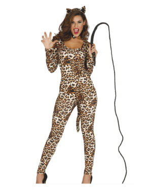 Leoparden Catsuit Damenkostüm XL 44/46