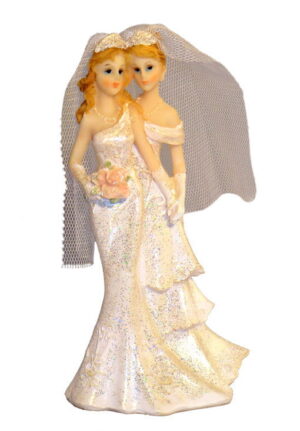 Lesbisches Hochzeitspaar 16