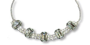 Modeschmuck Collier mit Strass