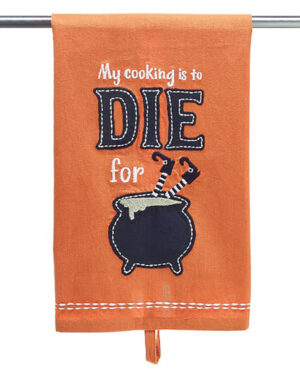 "My Cooking is to Die For" Küchenhandtuch
