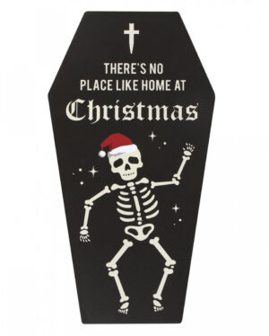 "No Place Like Home" Cryptmas Sarg Wandbild