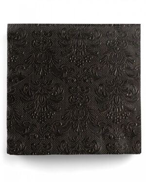 Ornament Serviette schwarz 15 St.