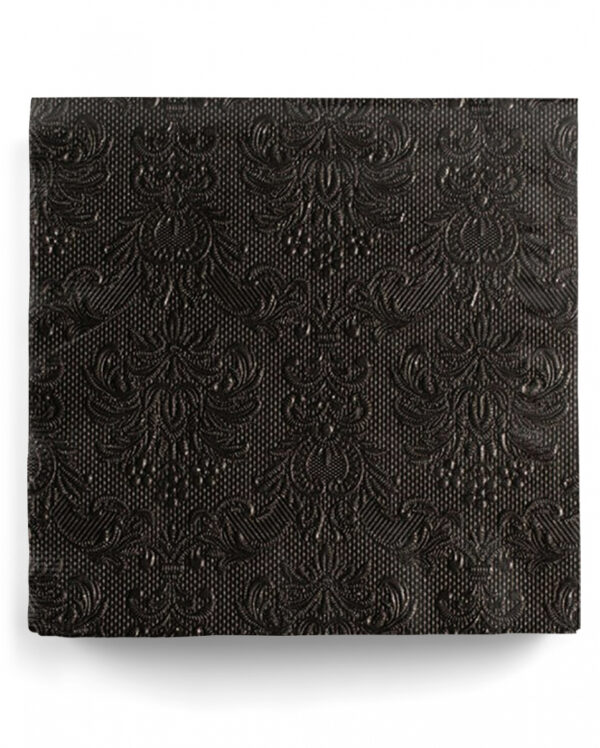 Ornament Serviette schwarz 15 St.