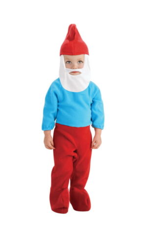 Papa Schlumpf Kleinkinderkostüm XL