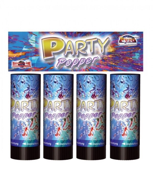 Party Popper 4 Stück