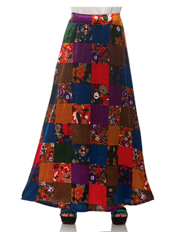 Patchwork Kostüm Rock S