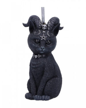 Pawzuph Hexenkatze Weihnachtskugel 10cm