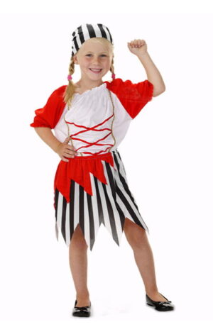 Pirate Girl Mädchenkostüm M