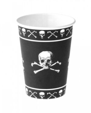 Piraten Totenkopf Becher