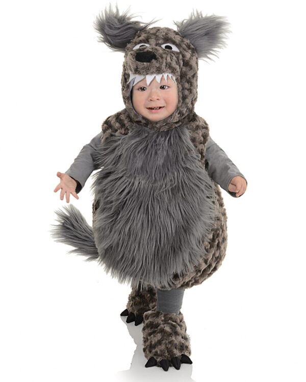 Plüsch Wolf Kleinkinderkostüm L