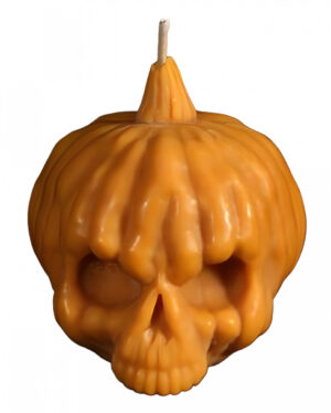 Pumpkin Totenkopf Kerze 7