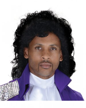 Purple Rain Popstar Perücke