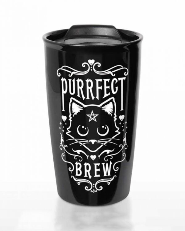 Purrfect Brew Togo Kaffeebecher