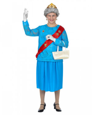 Queen Elizabeth Männerkostüm 2XL
