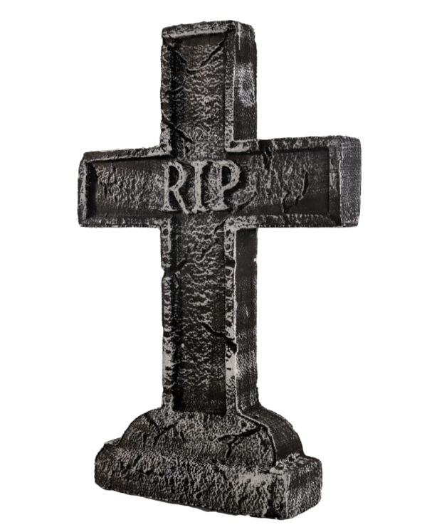 R.I.P. Grabsteinkreuz Halloween Deko 58cm