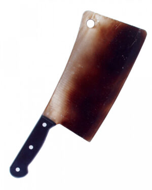 Rostiges Schlachterbeil 36cm