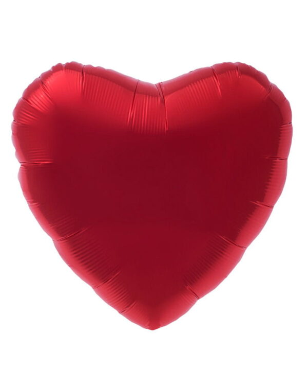 Roter Herz Folienballon