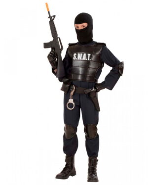 S.W.A.T. Officer Kinderkostüm XL