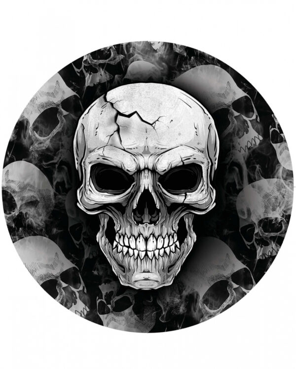 Scary Skull Pappteller 6 St.