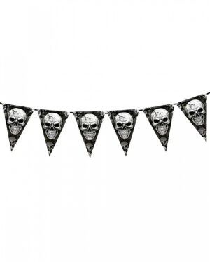 Scary Skull Wimpel Girlande 300cm