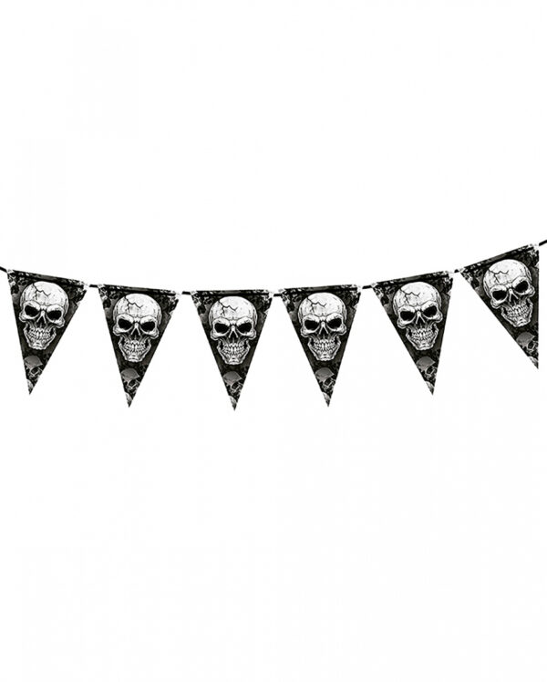 Scary Skull Wimpel Girlande 300cm